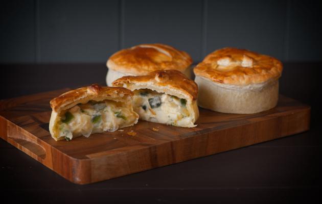 chicken and leek pies