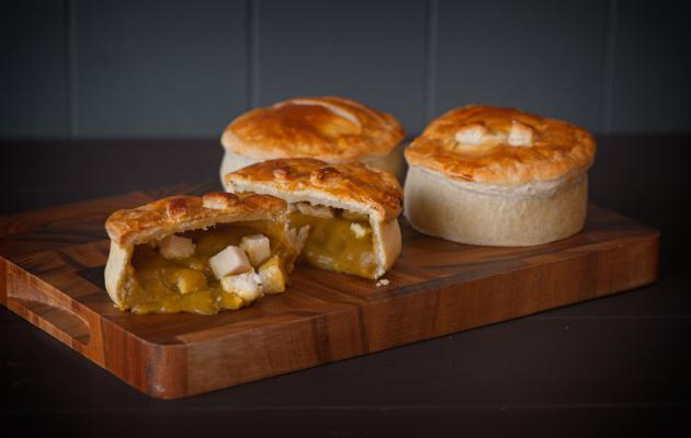 chicken curry pies